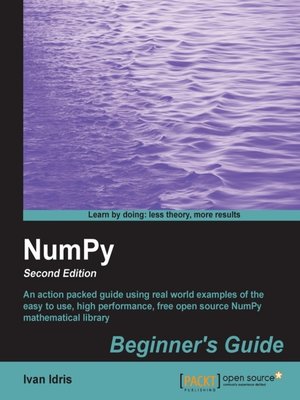 cover image of NumPy Beginner's Guide